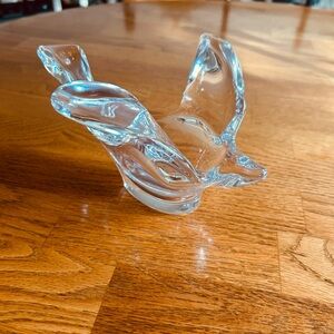 Lead Crystal Flying Dove